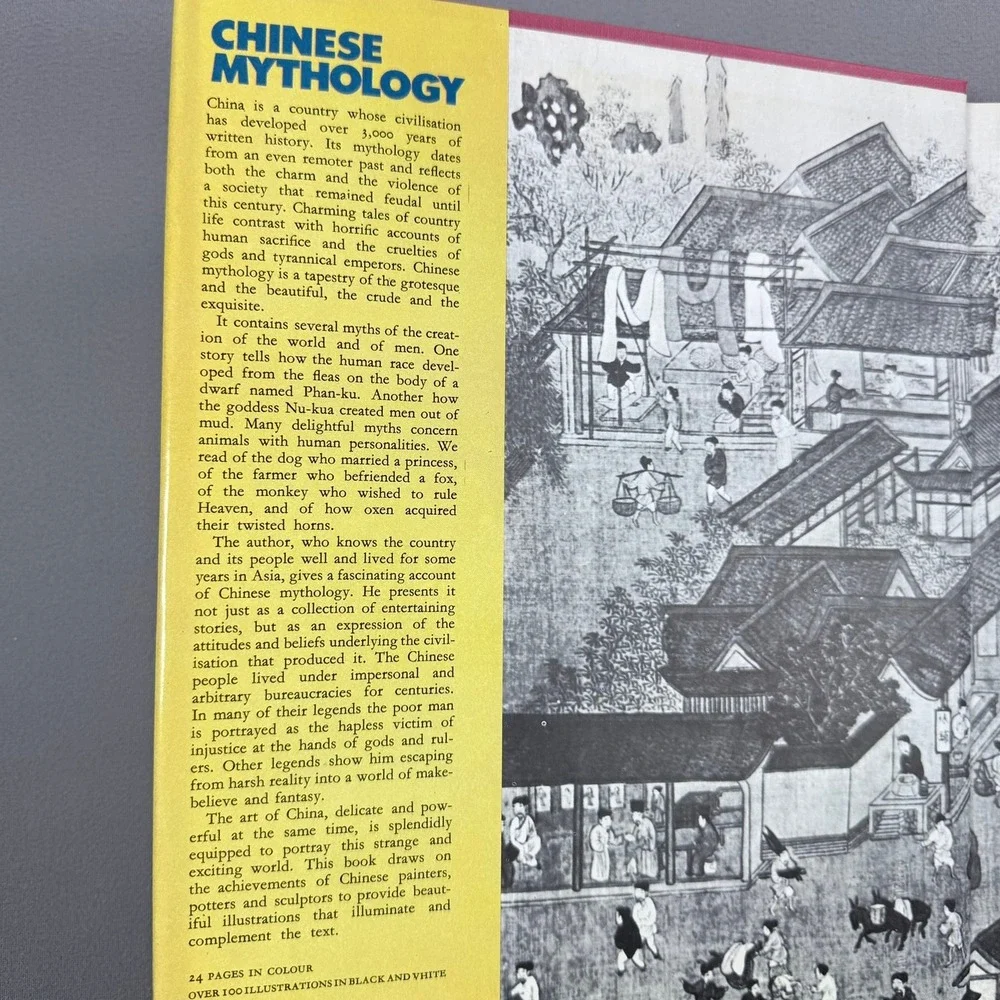 Anthony Christie Chinese Mythology Hardcover 1973 2nd Impression History Art